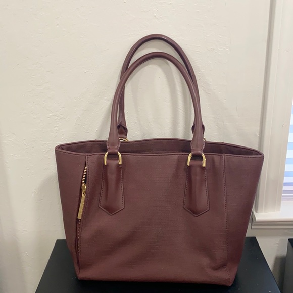 Dagne Dover Bags Dagne Dover Mini Tote In Oxblood Poshmark